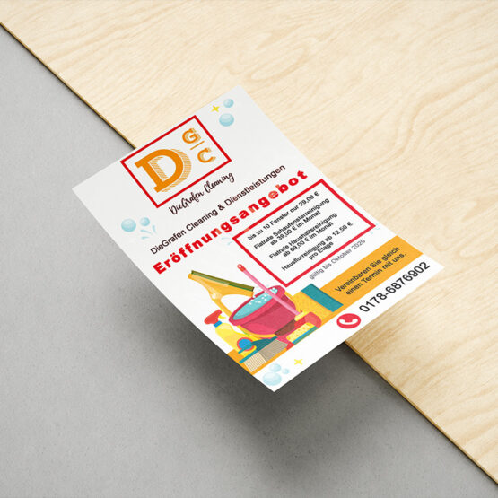 DieGrafen Cleaning - Flyer